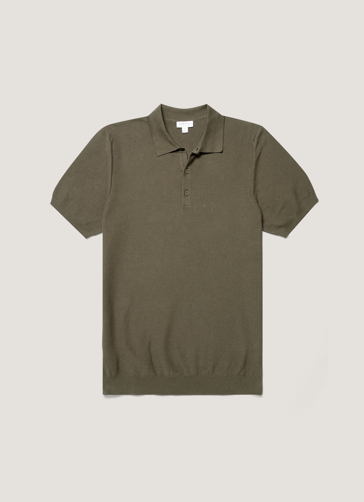 Men S Cotton Knit Polo Shirt In
