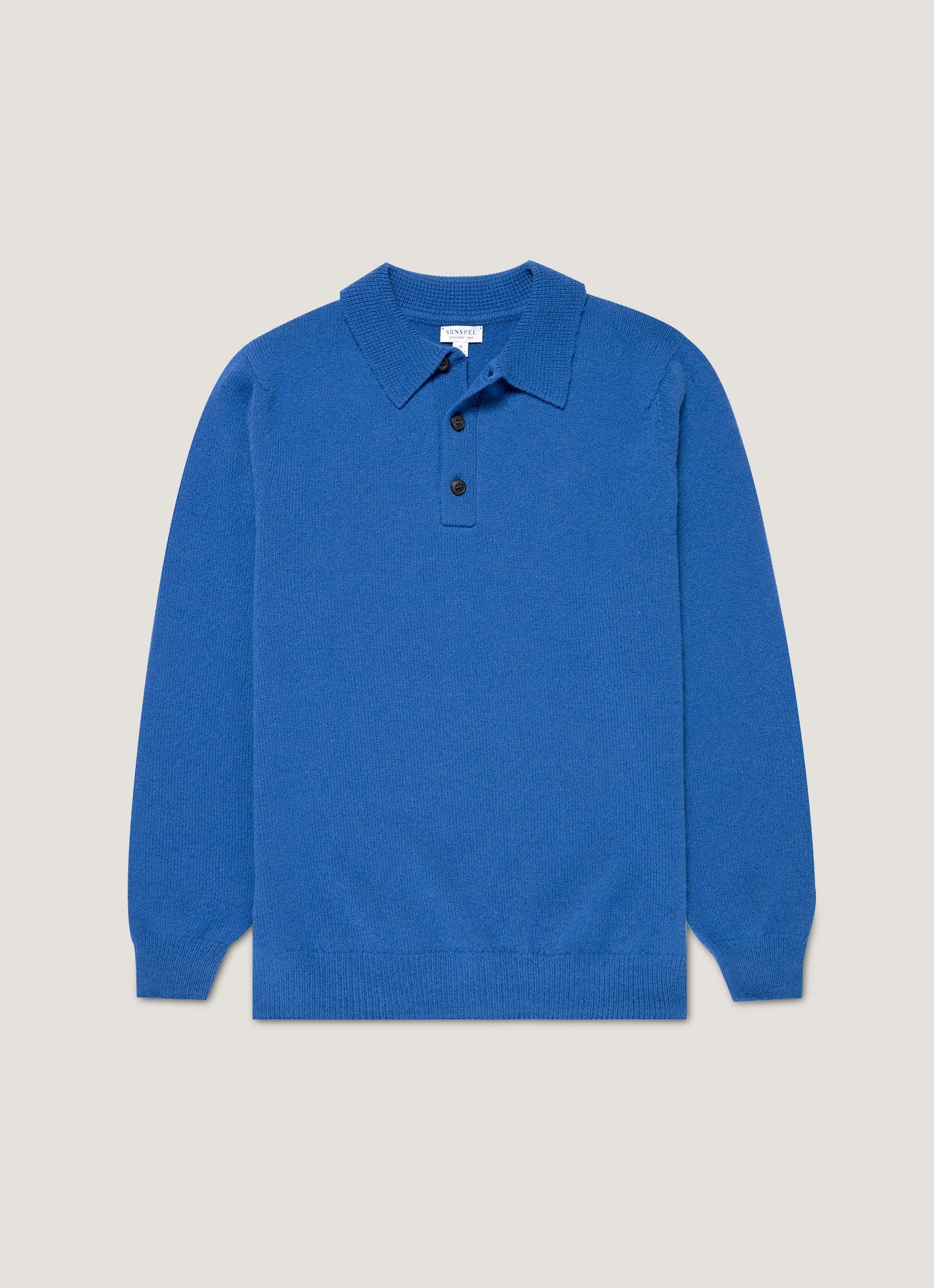 Men S Lambswool Knitted Polo Shirt In