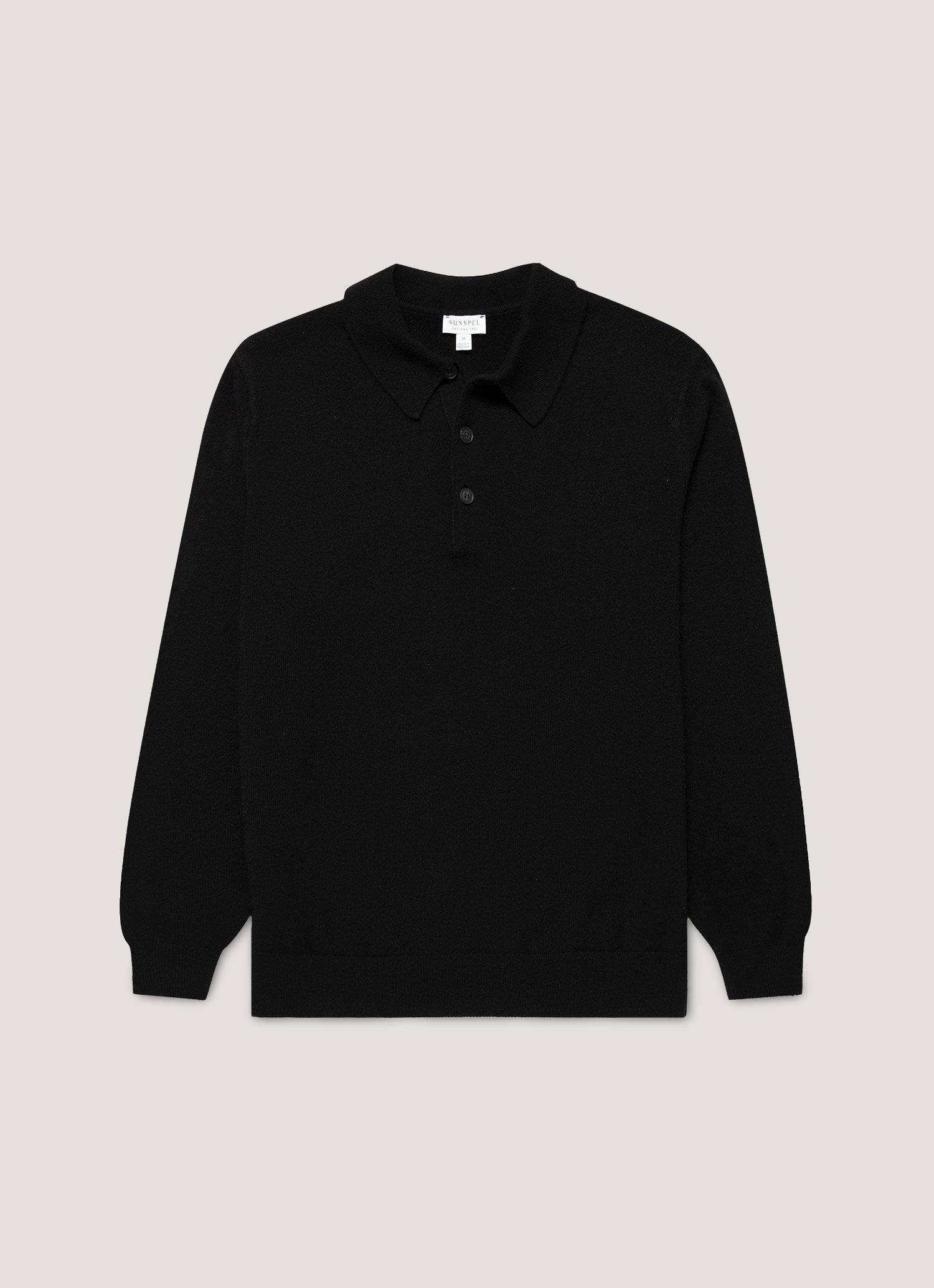 Men S Cashmere Knitted Polo Shirt In