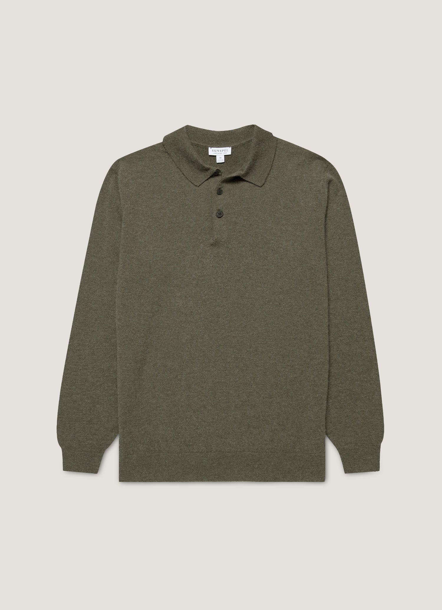 Men S Cashmere Knitted Polo Shirt In
