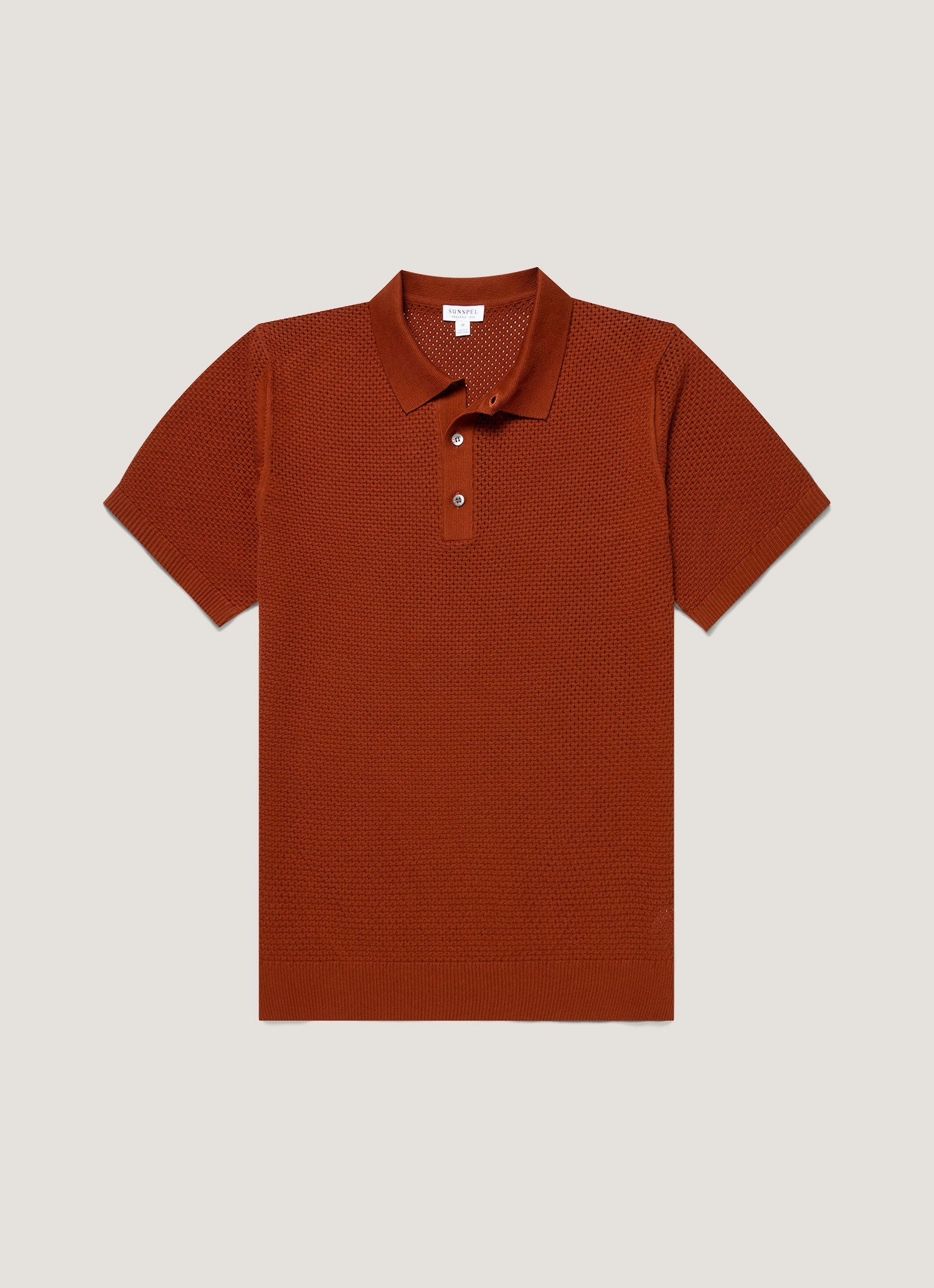 Men S Cotton Mesh Polo Shirt In