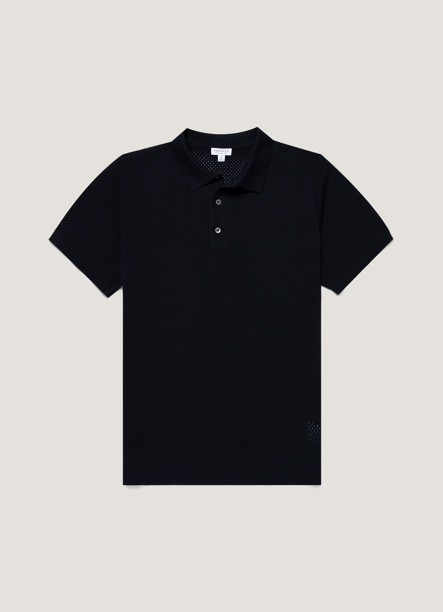 Men S Cotton Mesh Polo Shirt In