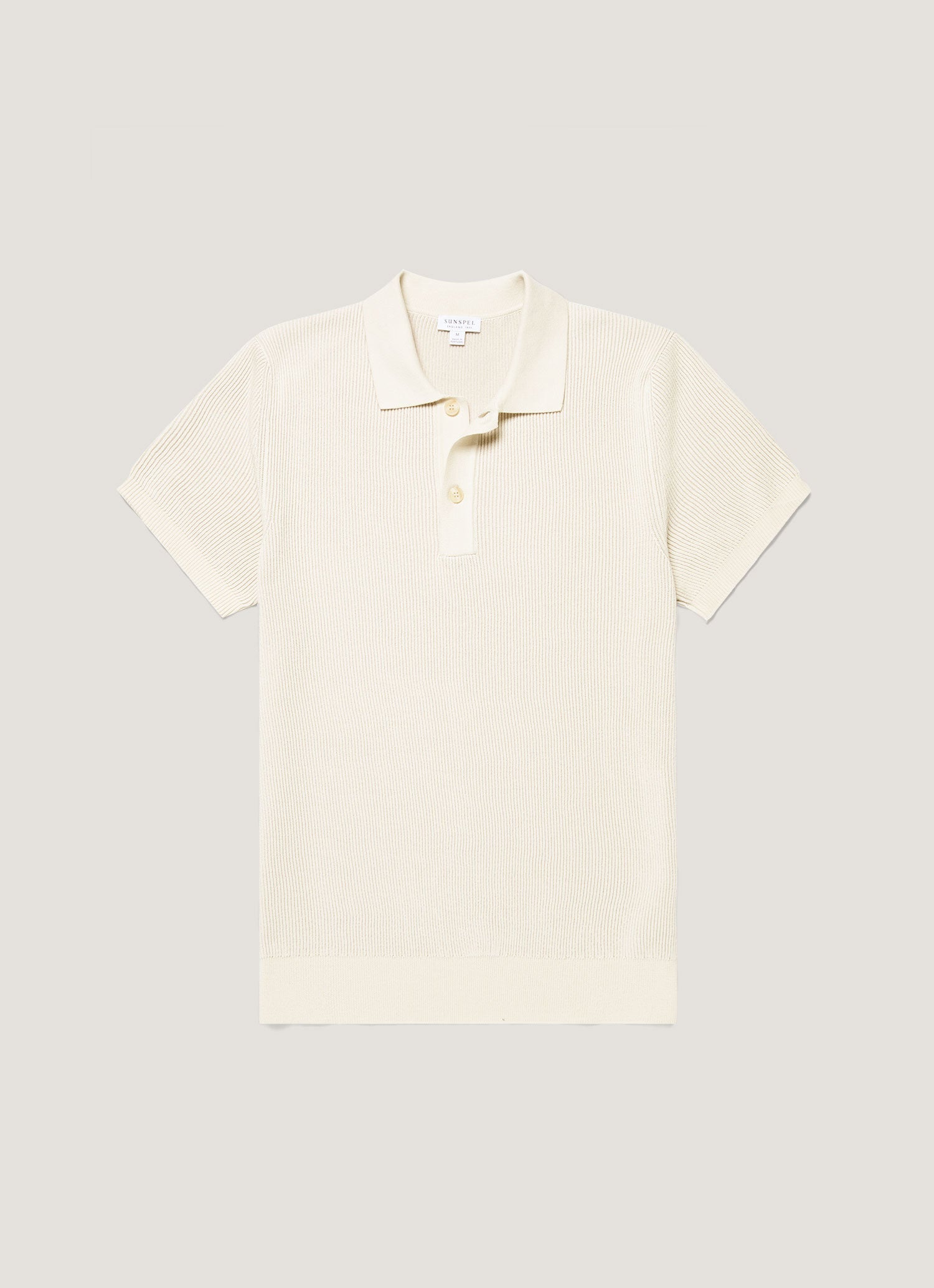 Men S Contrast Rib Polo Shirt In