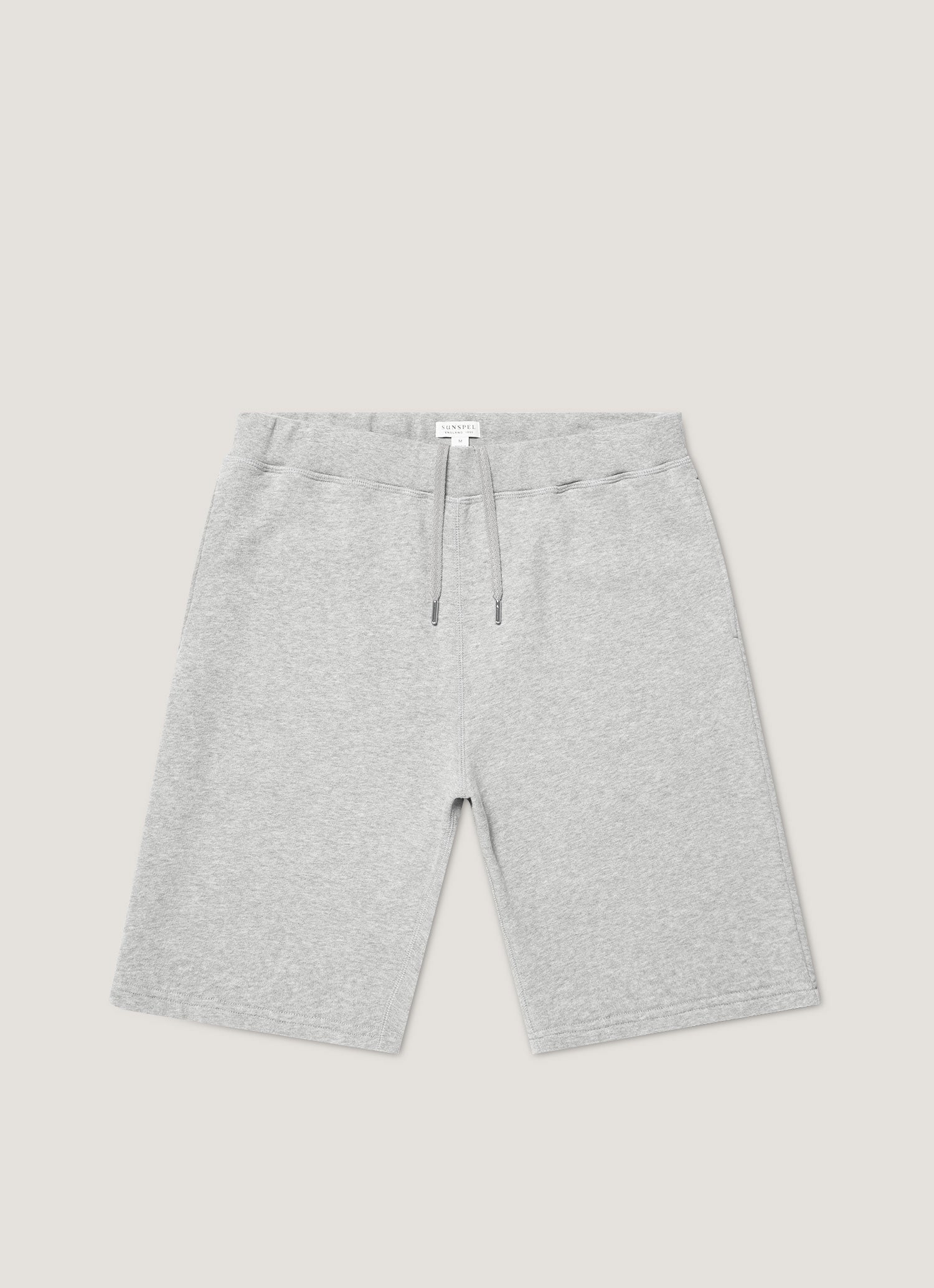 Men S Loopback Shorts In Grey Melange