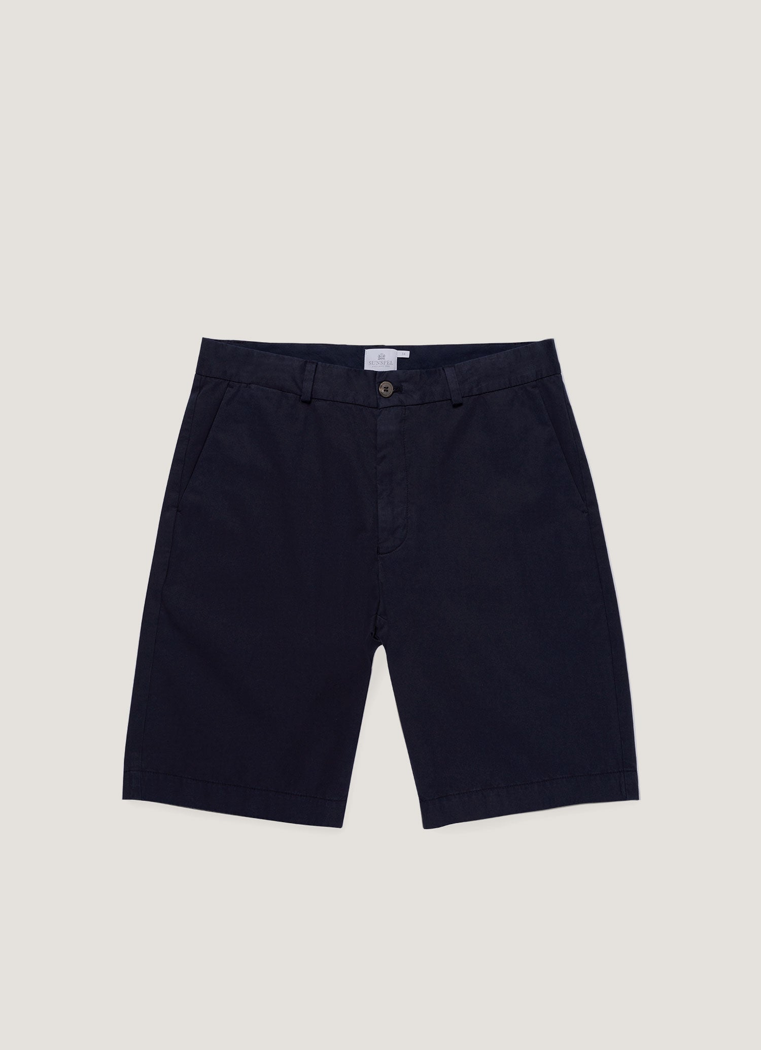 Men S Stretch Cotton Twill Chino Shorts In