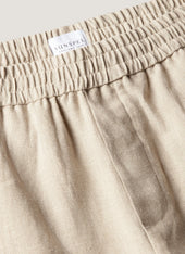 Men S Linen Drawstring Short In