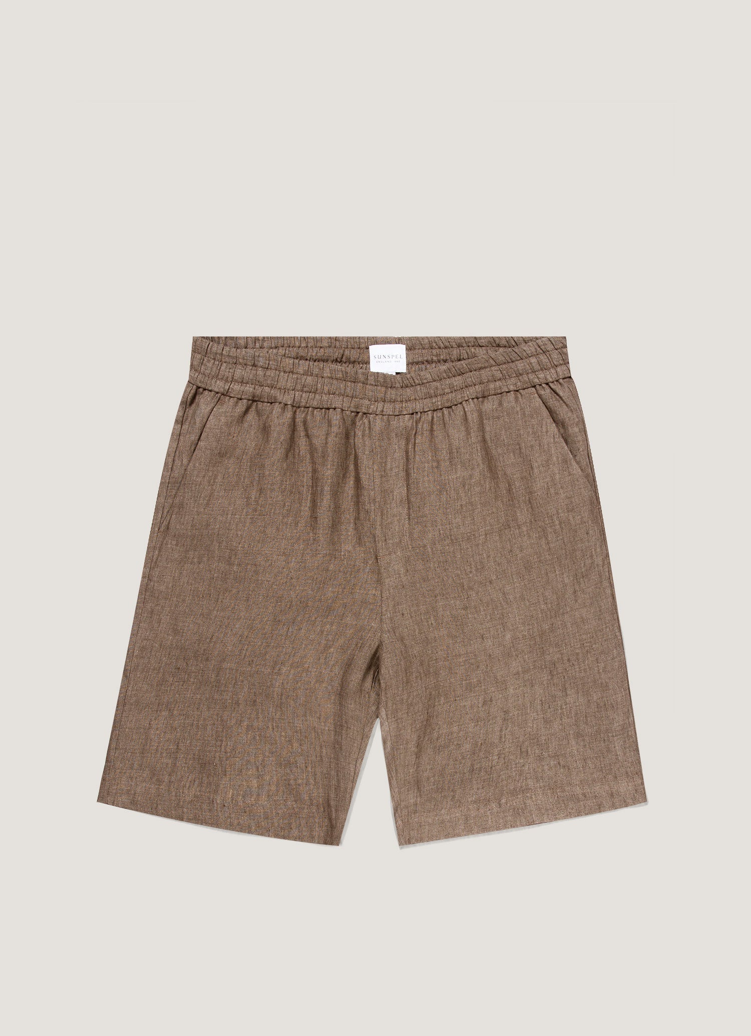 Men S Linen Drawstring Short In Dark