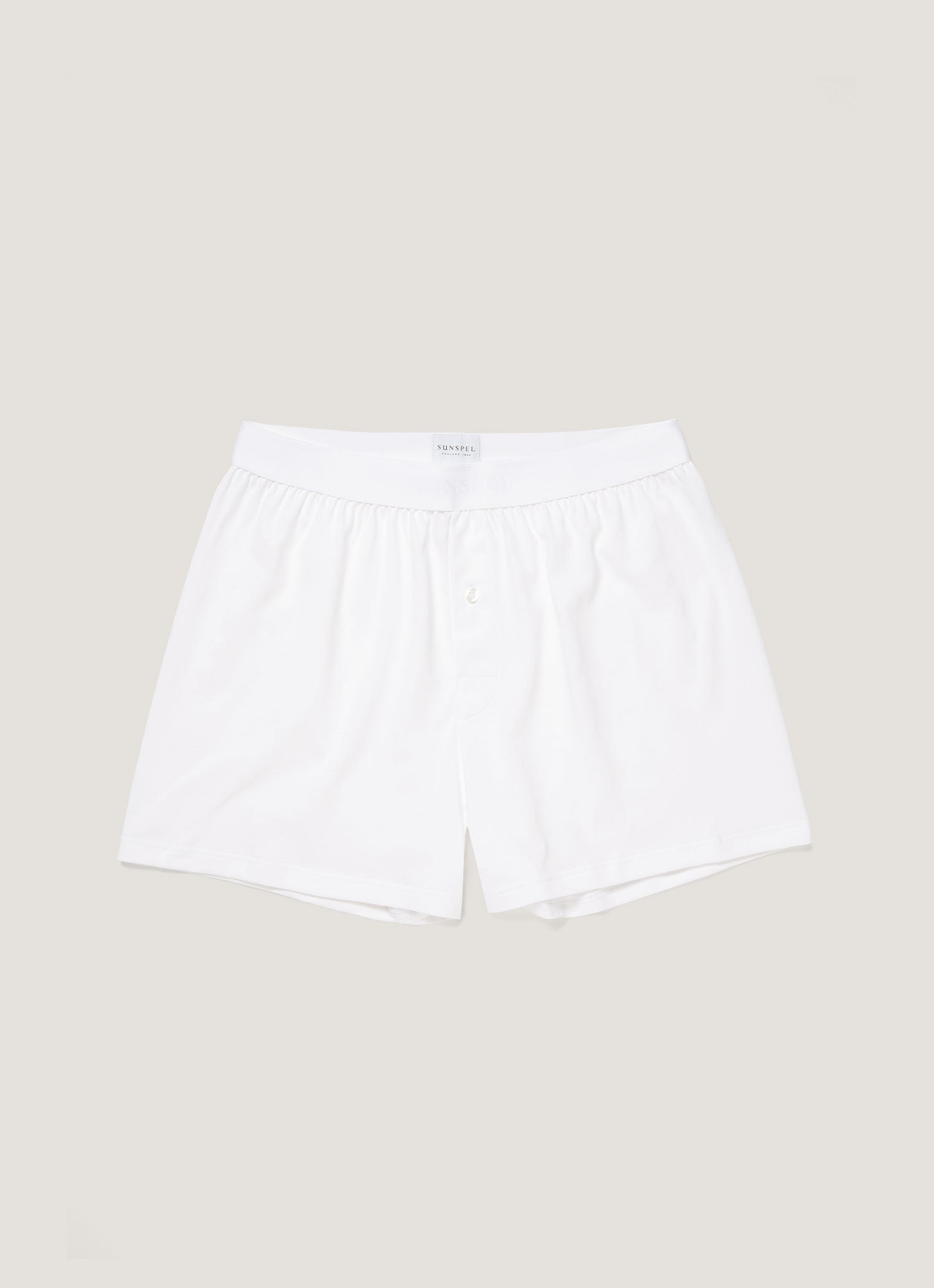Men S Superfine Cotton One Button Boxer Short In