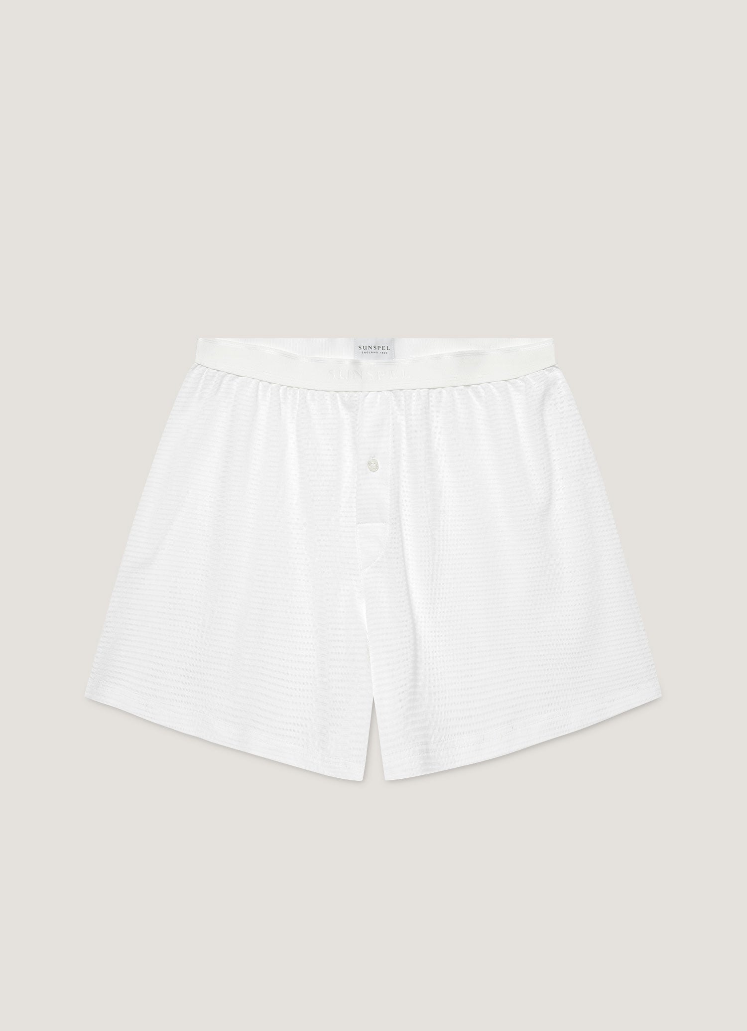 Men S Cellular Cotton One Button Boxer Short In