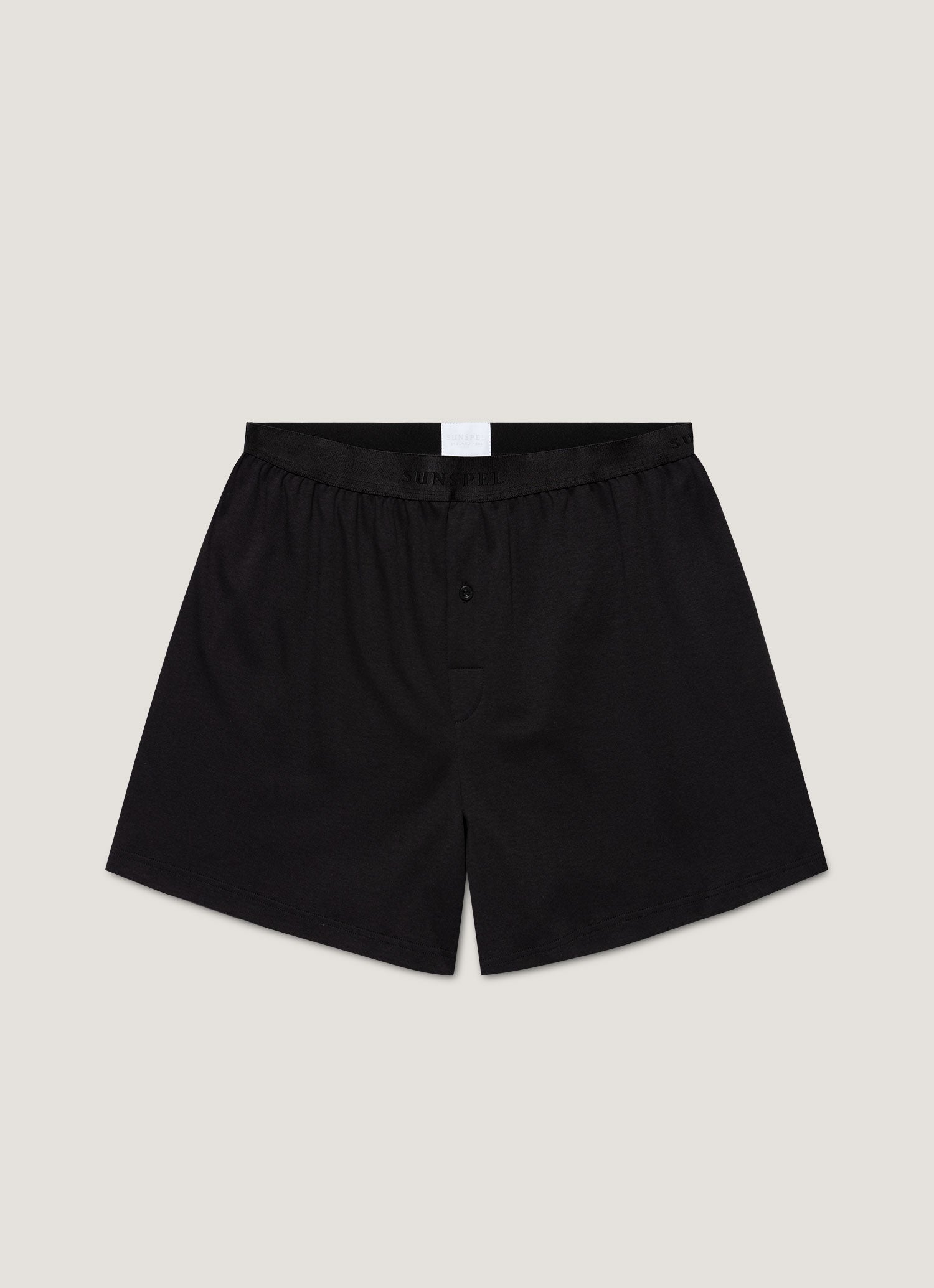 Men S Sea Island Cotton One Button Boxer Short In