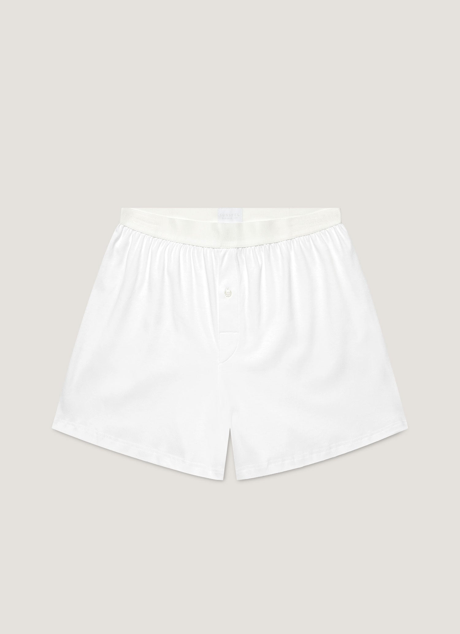Men S Sea Island Cotton One Button Boxer Short In