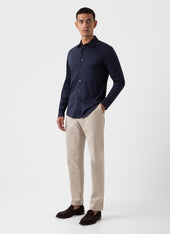 Men's Classic Jersey Shirt in Navy