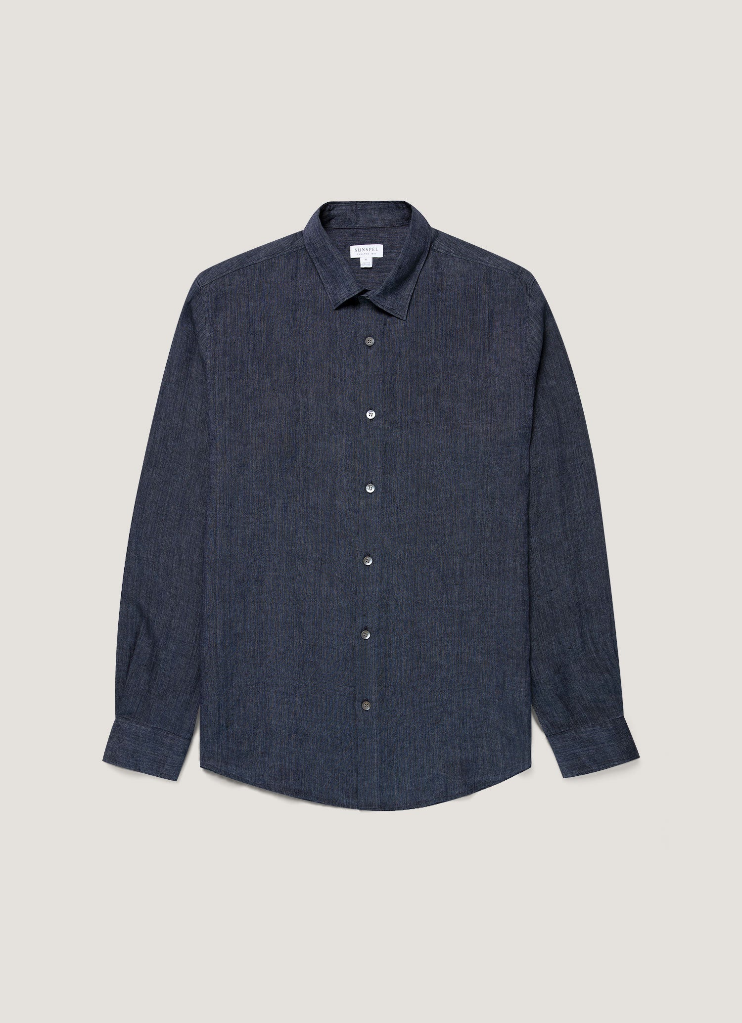 Men S Linen Shirt In Melange