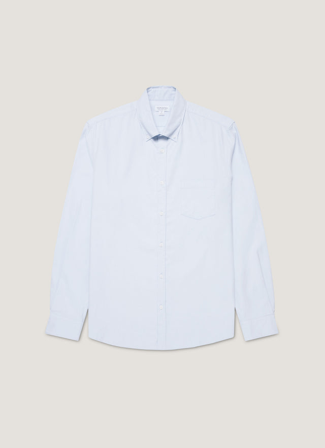 Men's Button Down Oxford Shirt in Light Blue