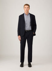 Men's Button Down Oxford Shirt in Dark Blue