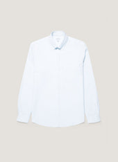 Men's Button Down Oxford Shirt in Light Blue/White