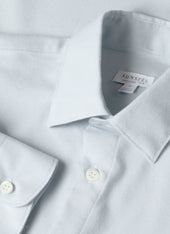 Men's Cotton Cashmere Shirt in Light Blue