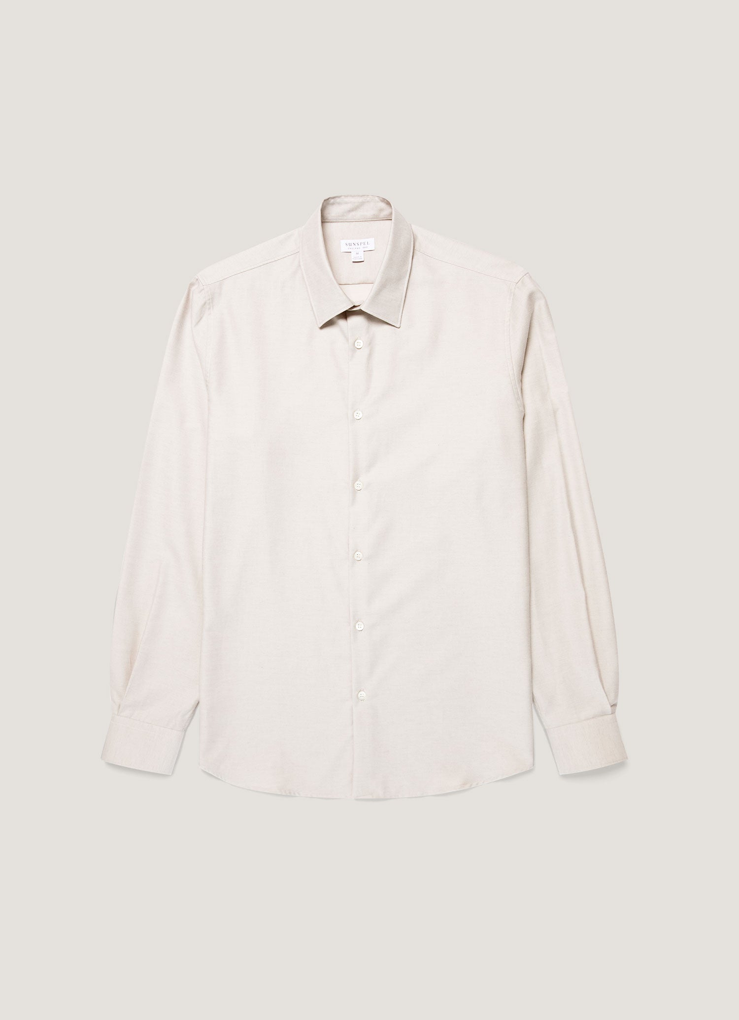 Men S Cotton Cashmere Shirt In Ash