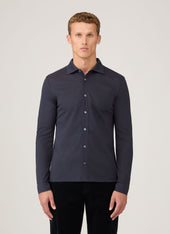 Men's Long Sleeve Riviera Shirt in Navy