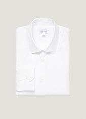 Men's Cotton Stretch Shirt in White