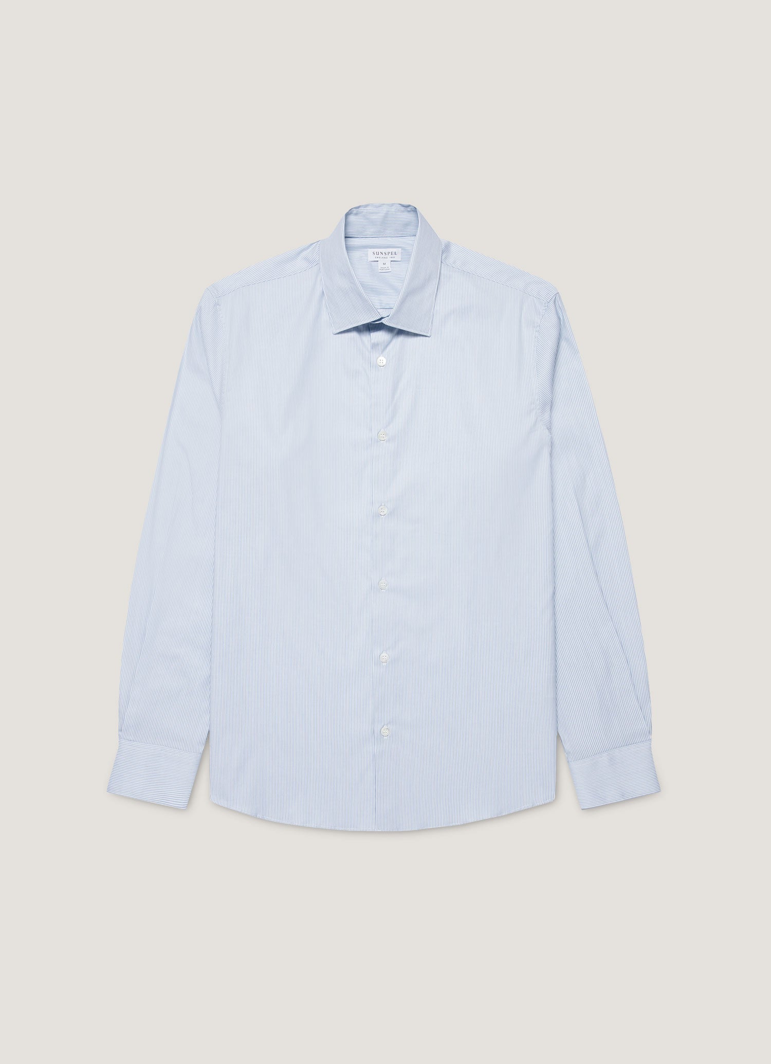 Men S Cotton Stretch Shirt In Light White