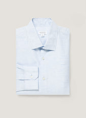Men S Sea Island Cotton Linen Shirt In Light