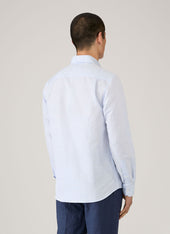 Men S Sea Island Cotton Linen Shirt In Light