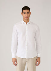 Men S Sea Island Cotton Linen Shirt In