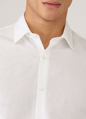 Men S Sea Island Cotton Linen Shirt In