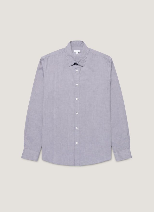 Men's Oxford Shirt in Dark Blue