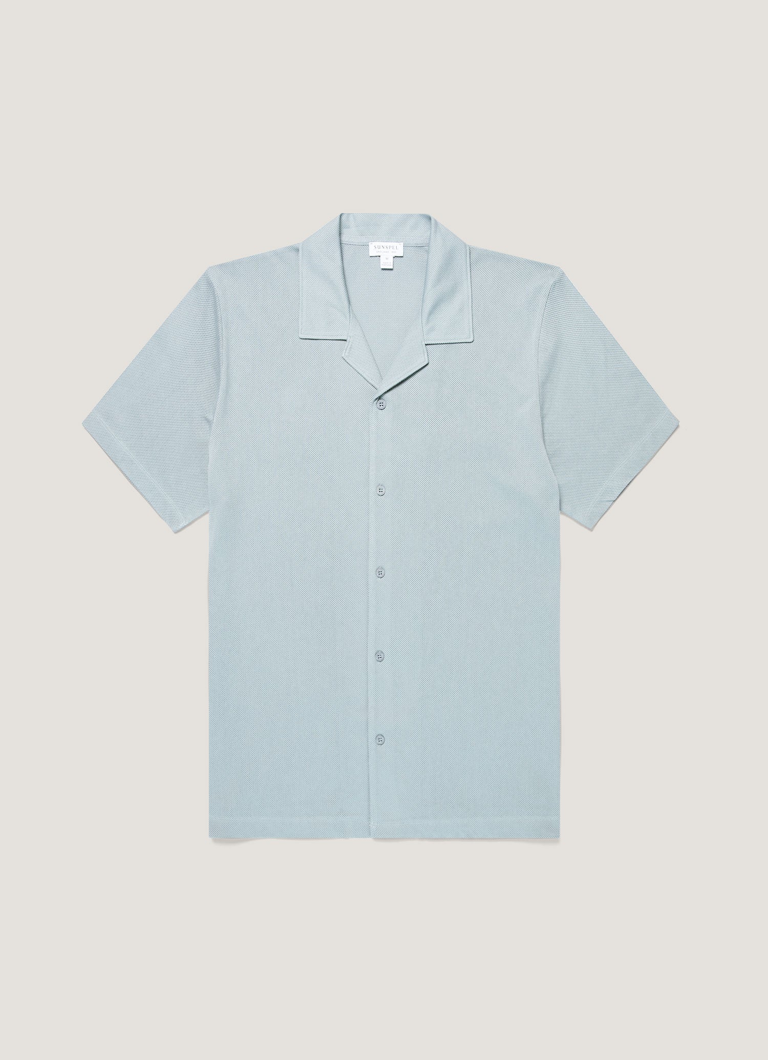 Men S Riviera Camp Collar Shirt In Blue