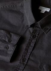 Men's Button Down Poplin Shirt in Navy