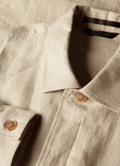 Men S Linen Overshirt In