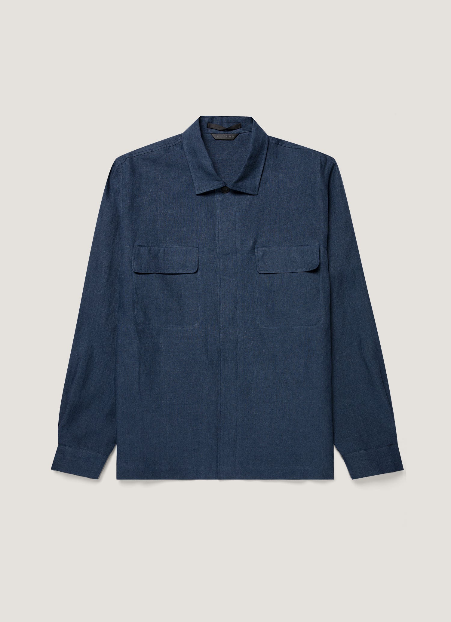 Men S Linen Overshirt In Light