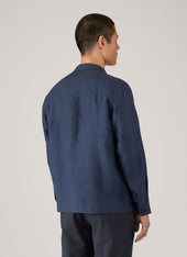 Men S Linen Overshirt In Light