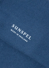 Men's Cotton Socks in Airforce Blue