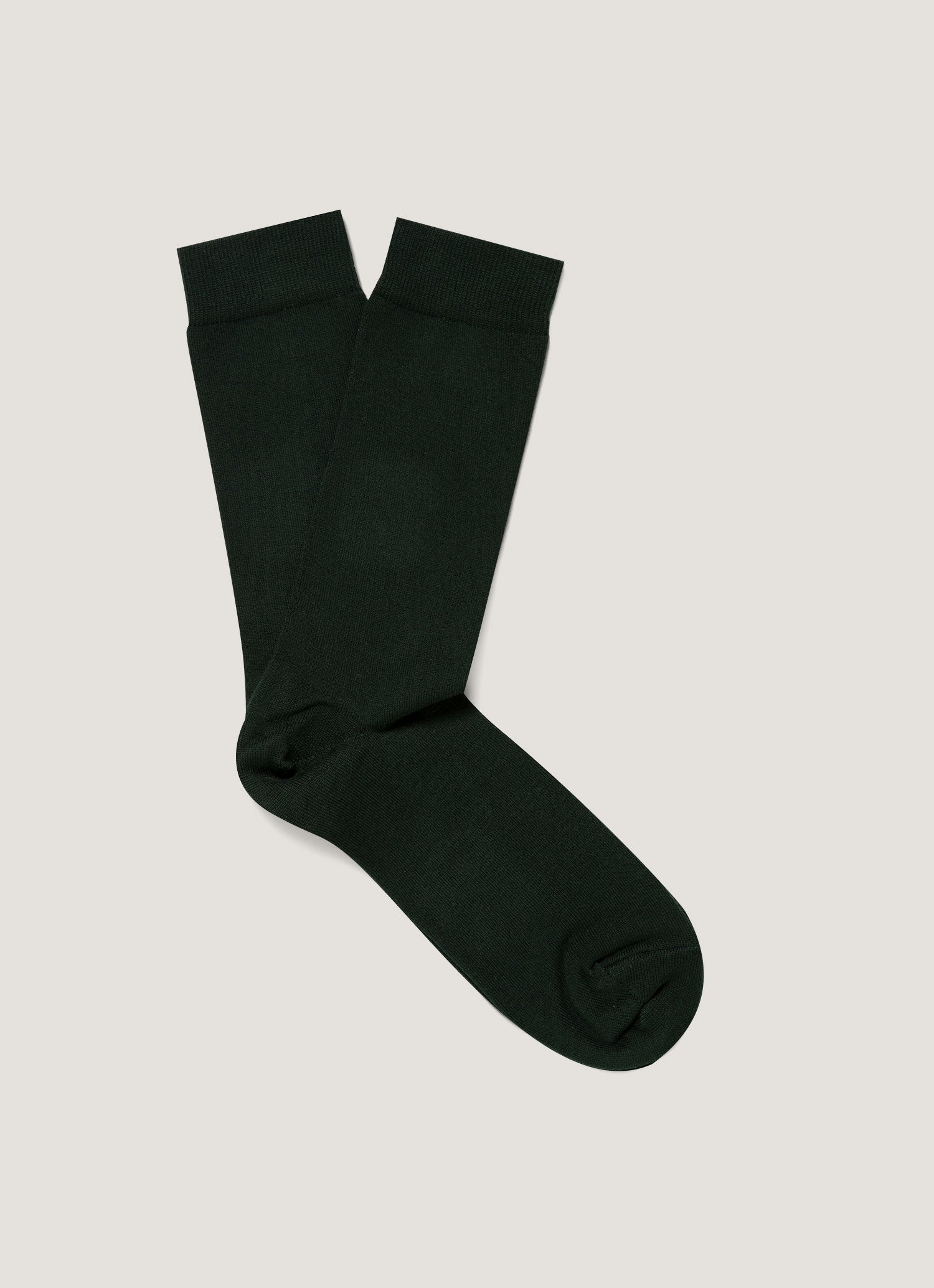 Men S Cotton Socks In Holly Green