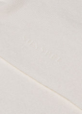 Men's Long Staple Cotton Socks in Archive White