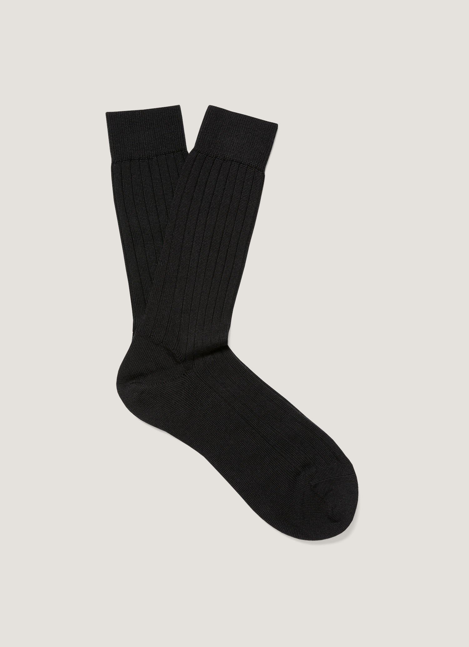 Men S Merino Wool Ribbed Socks In