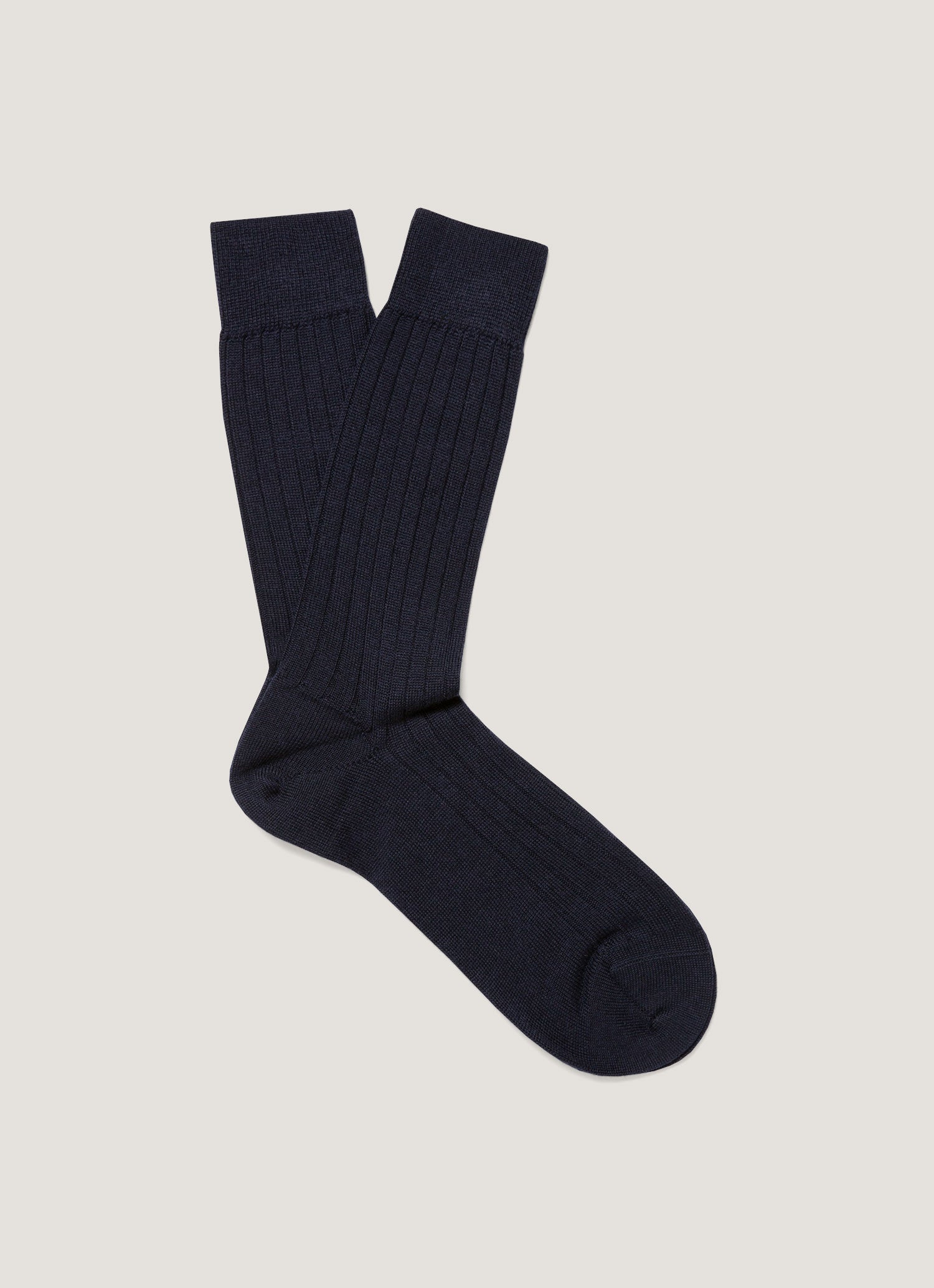 Men S Merino Wool Ribbed Socks In