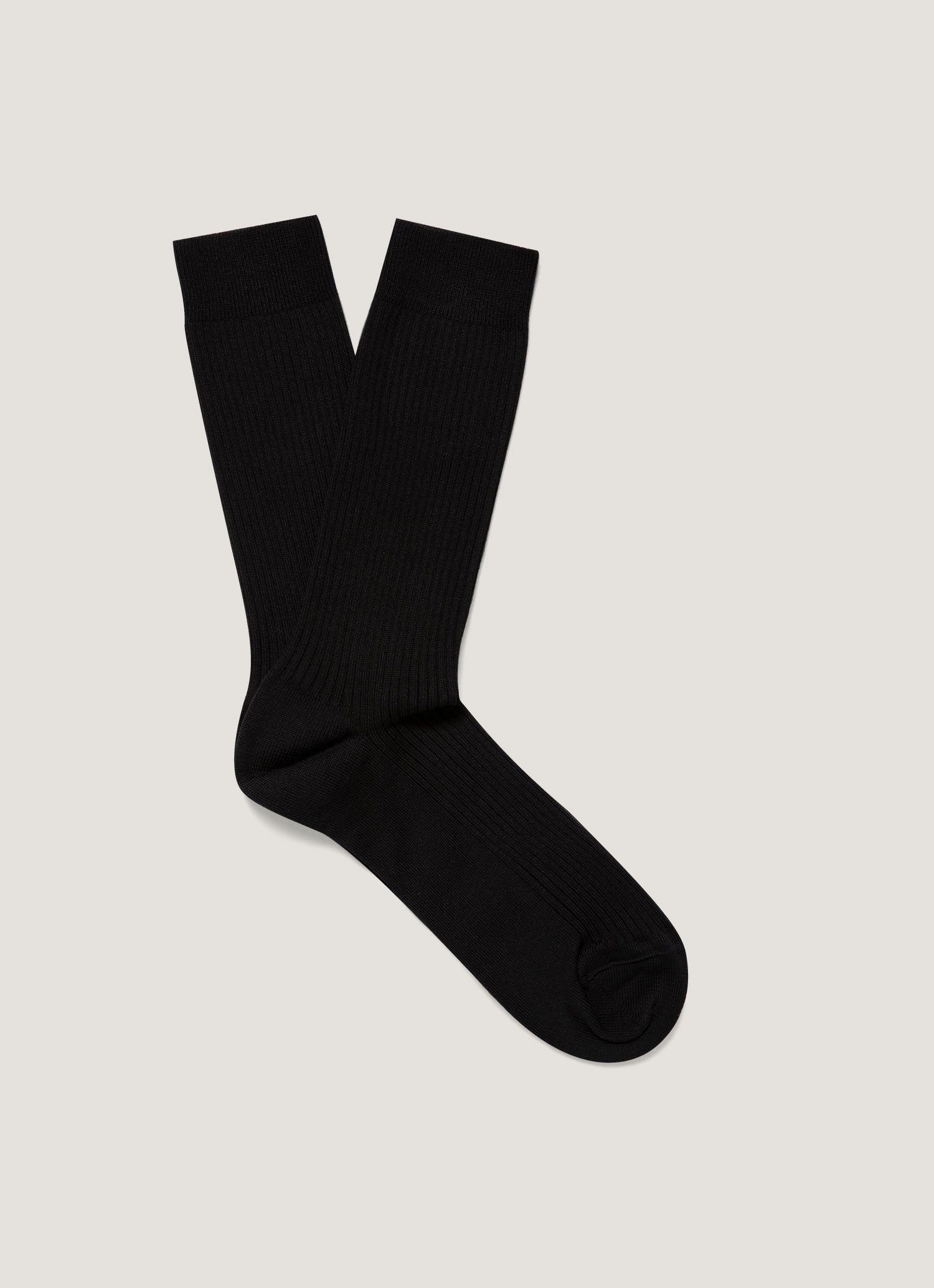 Men S Cotton Ribbed Socks In