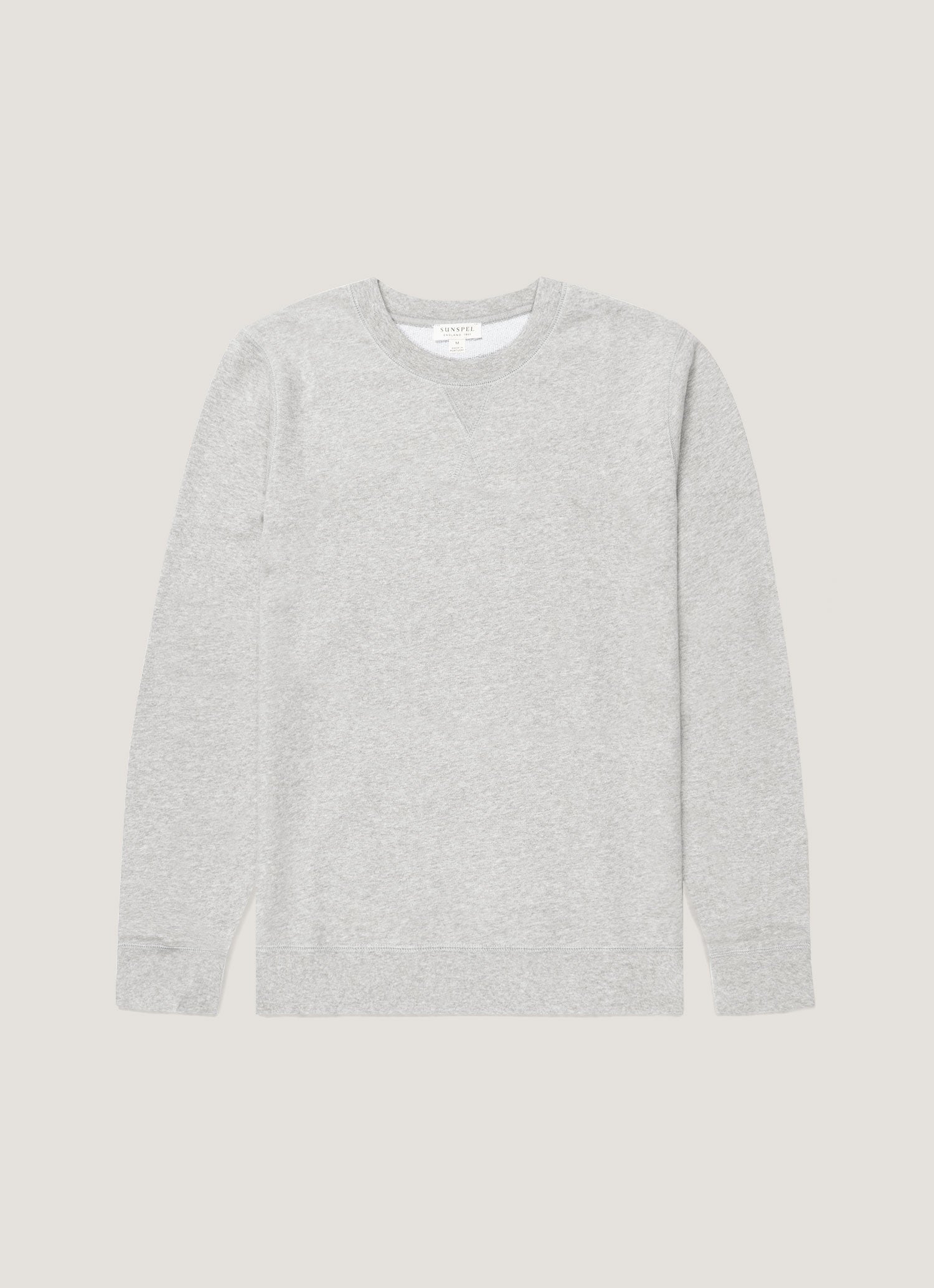 Men S Loopback Sweatshirt In Grey Melange
