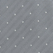 Grey And White Small Spot Herringbone Silk Tie