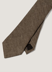 Men S Linen Tie In Dark