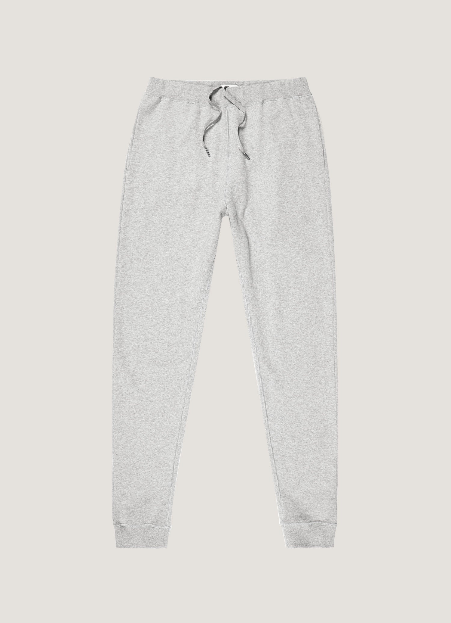 Men S Loopback Sweatpants In Grey Melange