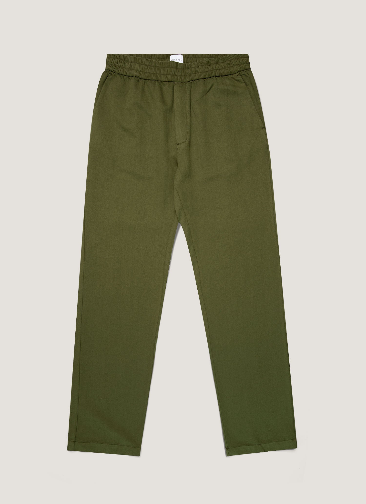 Men S Cotton Linen Drawstring Trouser In Deep