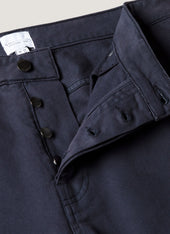 Men's Cotton Drill 5 Pocket Trouser in Navy