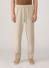 Men S Linen Drawstring Trouser In