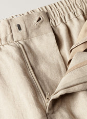 Men S Linen Drawstring Trouser In