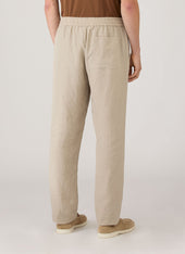 Men S Linen Drawstring Trouser In